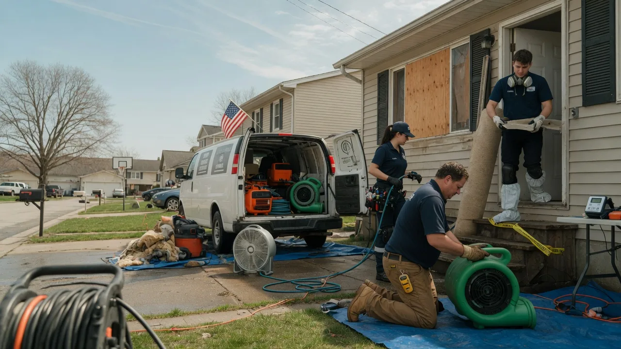 Water Damage Restoration in Bristow, OK near me